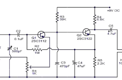 Mạch vô tuyến AM sử dụng transistor